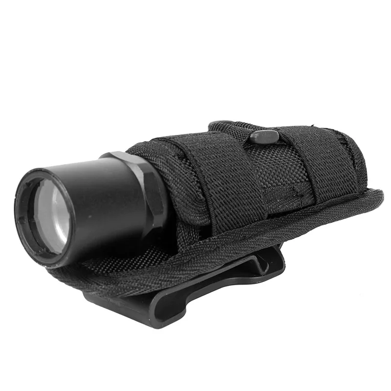 Tactical 360 Degree Rotatable Clip Flashlight Pouch Nylon Holster Torch Belt Bag for Outdoor Sport Hunting Tool Accessory Pouch Tactical 360 Degree Rotatable Clip Flashlight Pouch Nylon Holster Torch Belt Bag for Outdoor Sport Hunting Tool Accessory Pouch