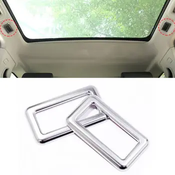 

2pcs Rear Reading Lights Decorated Frame For Land Rover Discovery Sport 2015