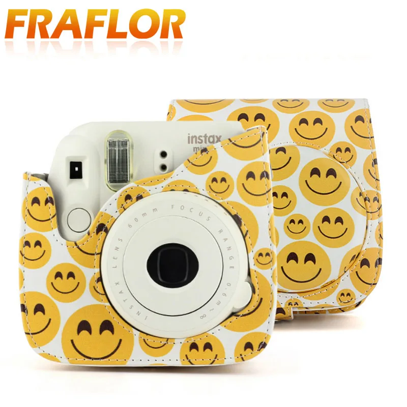 Для камеры Polaroid для Fuji Fujifilm Instax Mini 8/9 Классическая Ретро камера из искусственной кожи с ремешком сумка чехол защитный чехол