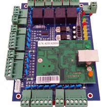 TCP/IP четырехдверный контроль доступа, сетевая плата контроля доступа для системы доступа/Поддержка рабочего времени RFID qr-считыватель sn: L04