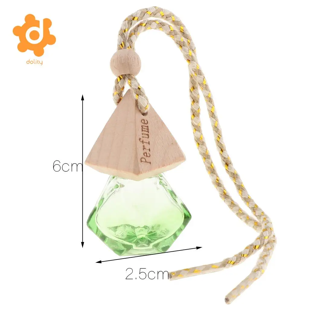 6ml Glass Car Air Freshener Slate Vanilla Fragrance Atomizer Bottle Scent Bottles Fresh