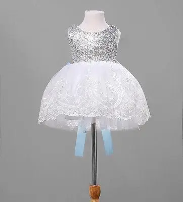 

2017 Baby Kids Girl Clothing Dresses Bowknot Lace Floral XMAS Party Formal Bridesmaid Ball Cute Girls Dress New Arriving