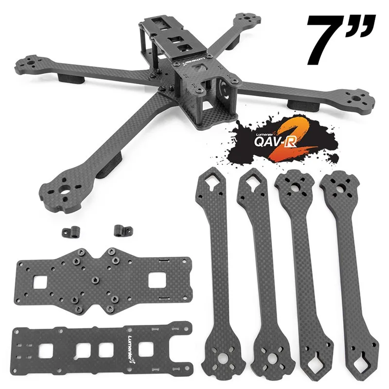 

Lumenier QAV-R 2 5/6/7 Inch 3K Carbon 220/260/300mm Fiber 4.5mm Arm FPV Racing Frame kit for RC Drone Quadcopter Spare Parts