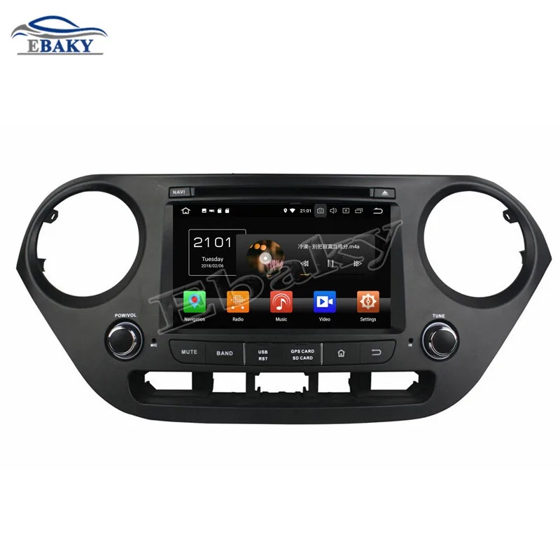 Excellent NaviTopia 7inch 4GB RAM 64GB ROM Octa Core Android 9.0 Car DVD Player For HYUNDAI  I10 2014-2015/GPS 4