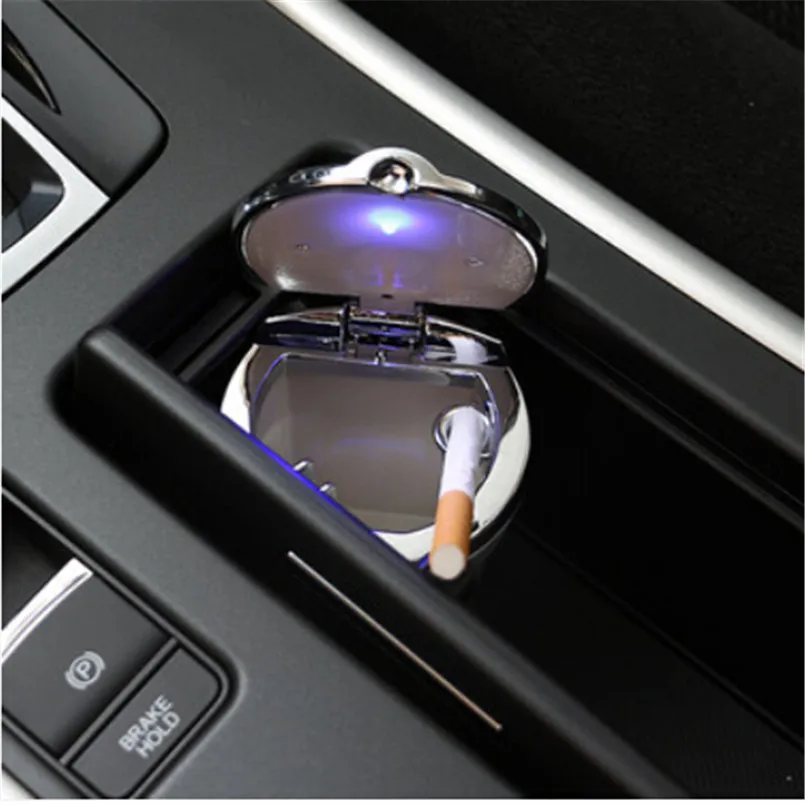 Car Styling auto Cigarette ashtray with LED lamp For Mercedes Benz all class A B C E S G M ML CL