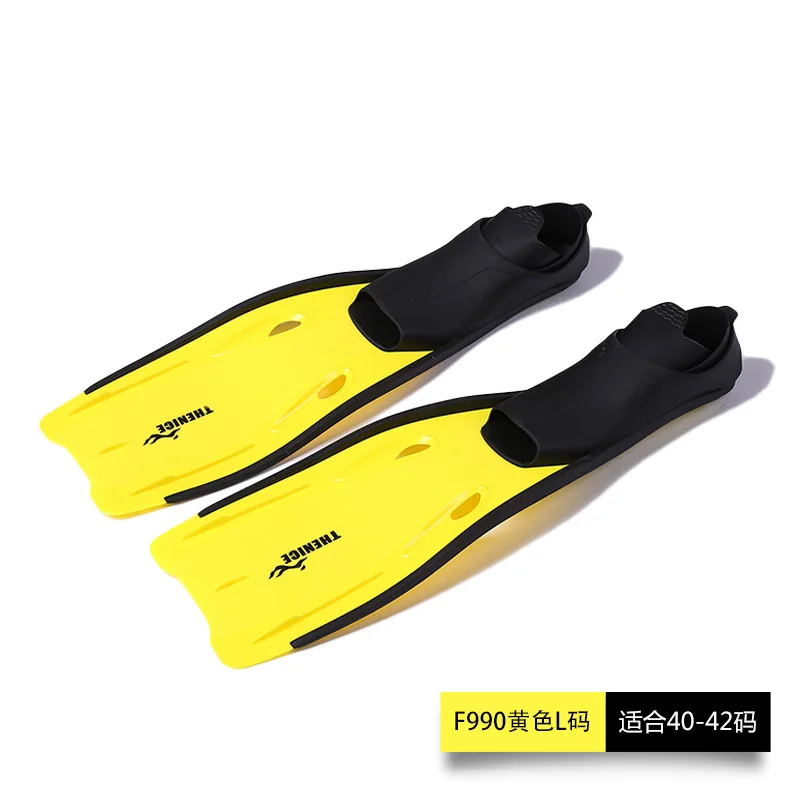 THENICE ласты для дайвинга, для плавания, для мужчин и женщин, для плавания, для увеличения скорости, для взрослых, aqualung, для сноркелинга, hf990 - Цвет: HF990  Yellow   L