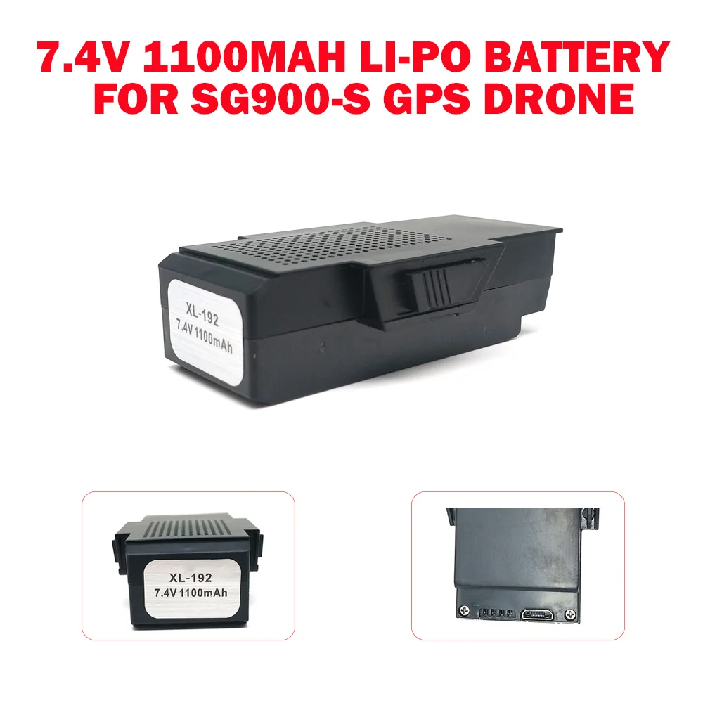 

x192 SG900S GPS Drone Battery Spare Replaceable 7.4V 1100 MAH LI PO for SG900-S DRONE