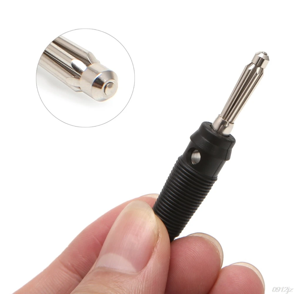 10Pcs 32A Male Solderless Screw Stackable Banana Plug Copper Connector 4mm