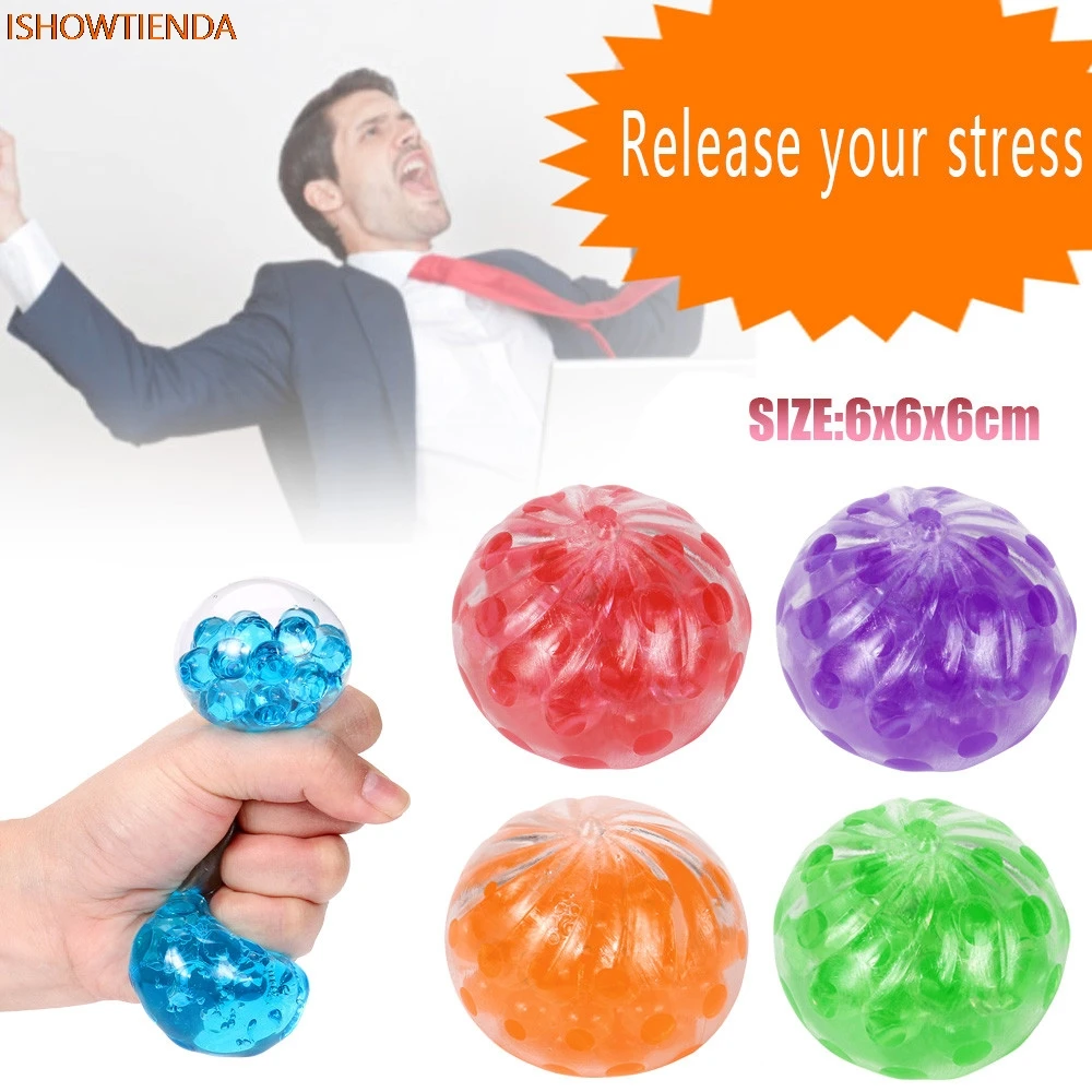 Губка шарик мяч для снятия стресса игрушка Сжимаемый стресс мягкое игрушка шар для снятия стресса сжимаемая Игрушка снятие стресса мягкое падение