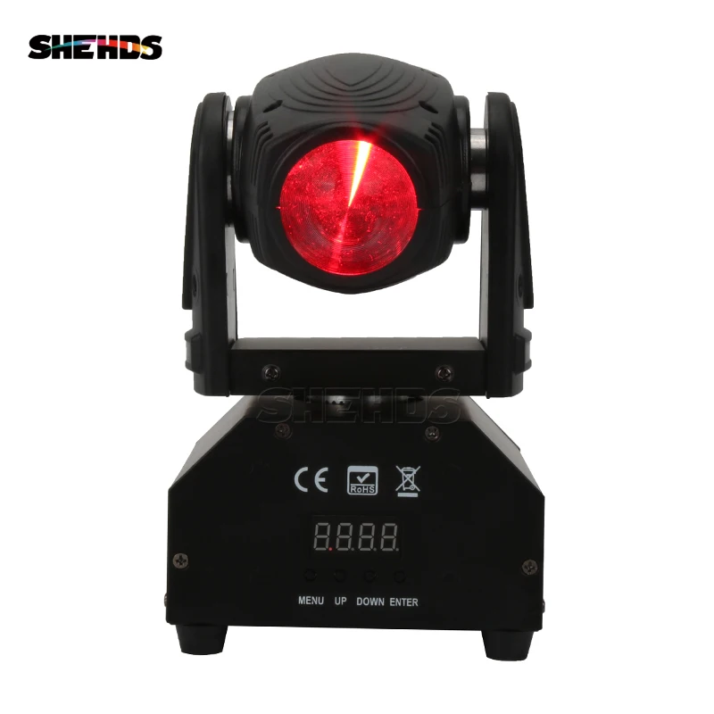 

SHEHDS Mini LED Spot Beam 10W Lighting Moving Head Light Beam DJ Light Mini led Free Shipping Disco Party Light