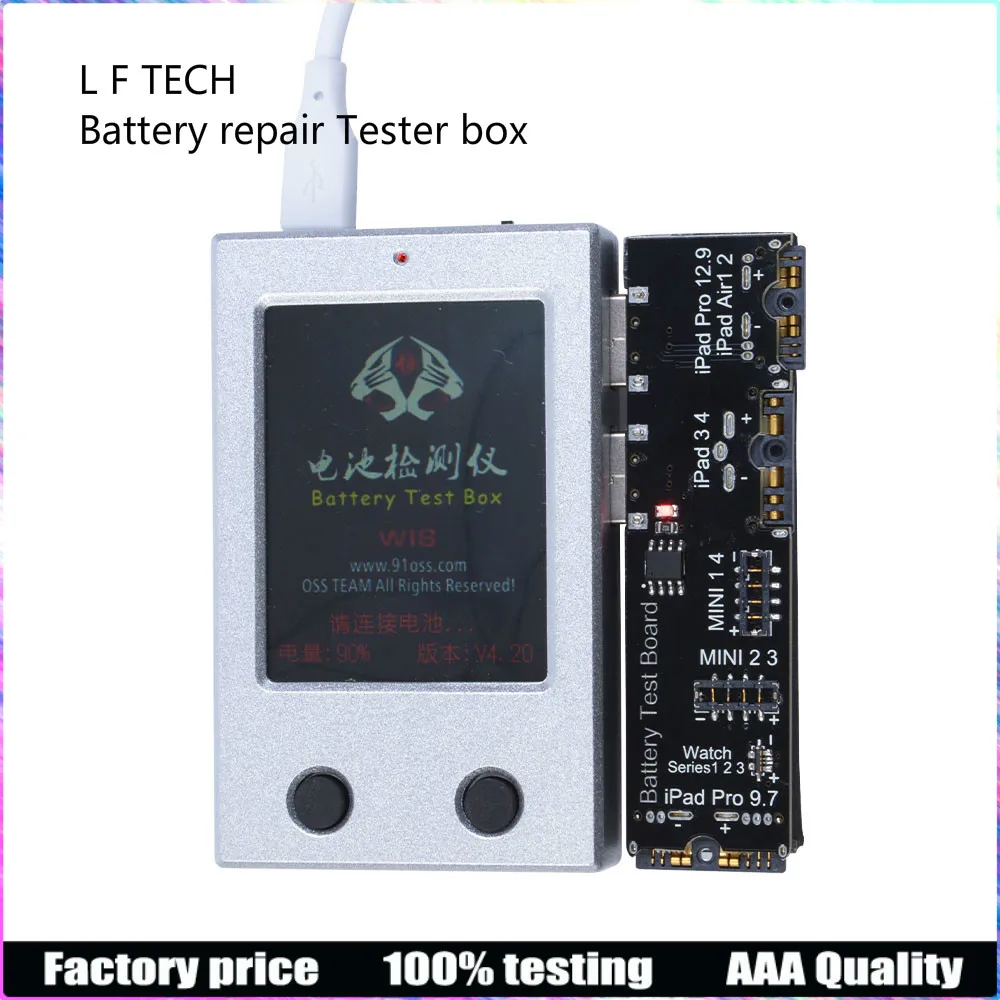 

Battery repair Tester box For iPhone for iPad for i Watch Battery Tools Checker a Key Clear Cycle