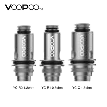 

5pcs/lot Original VOOPOO YC-C 1.6ohm YC-R1 0.6ohm YC-R2 1.2ohm Coil YC C R1 R2 Head Fit FINIC 16 AIO FINIC 20 AIO E-cig Vape