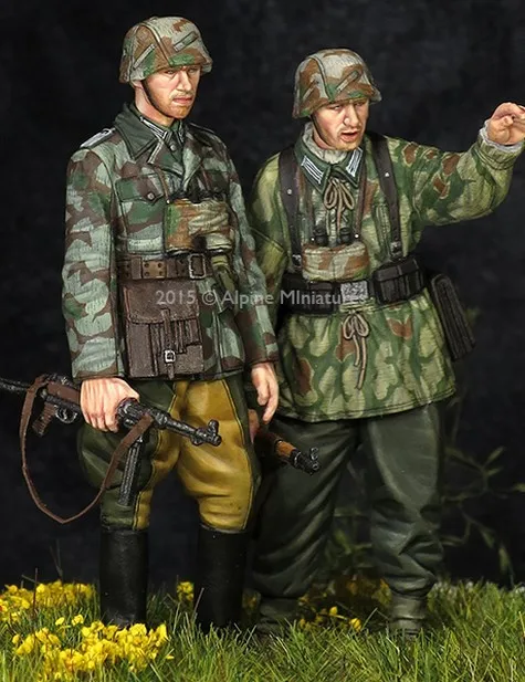 1:35 resin soldiers figures model kit WW II A salute German officer GK32112