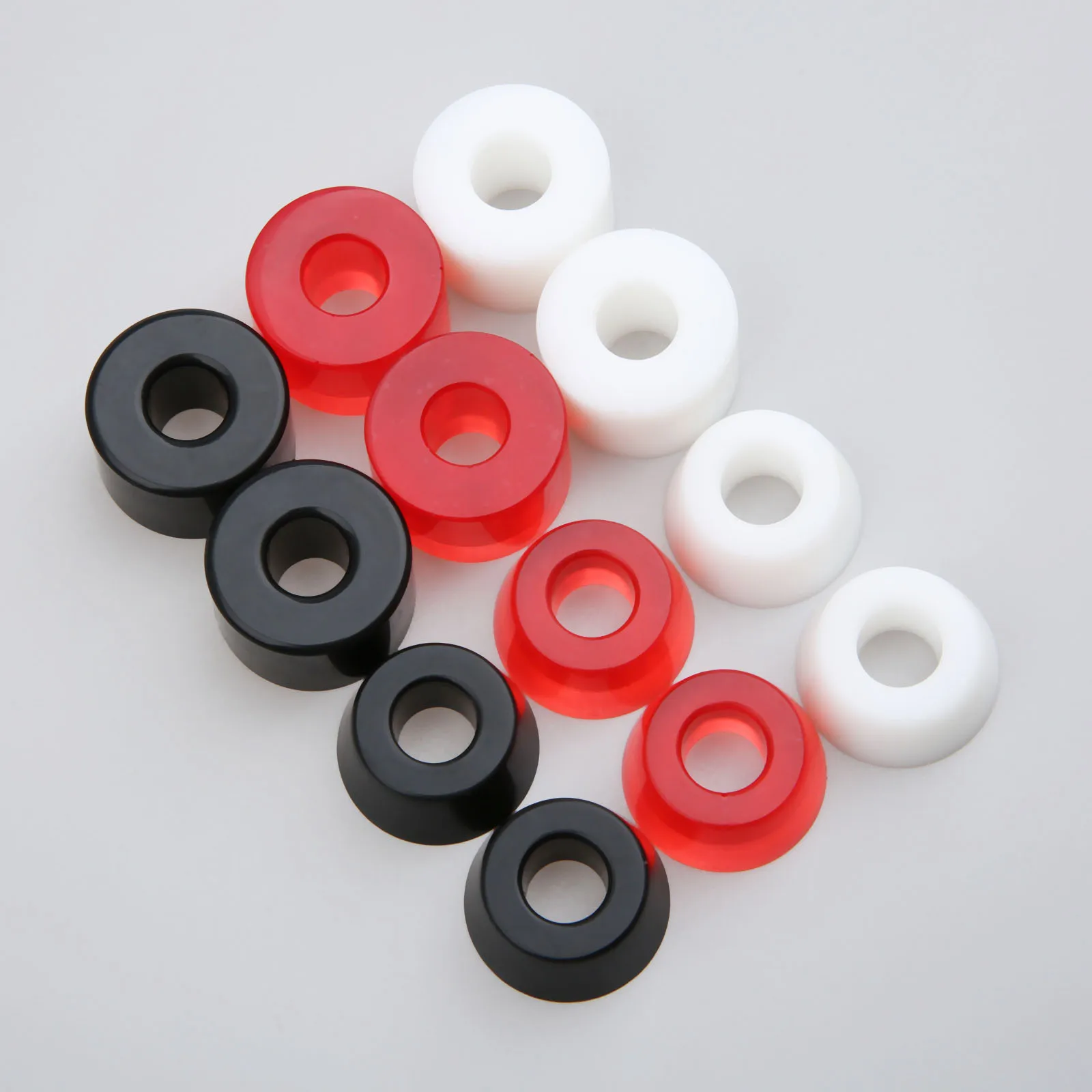 

4pcs 90A Outdoor Sports Hard PU Bushings Wheels Bearing Bushed Spacers Shockproof For Skateboard Parts Outdoor Sports