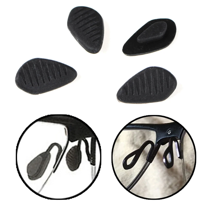 

2 Pairs silicone soft nose pads for sunglasses comfortable anti-slip glasses pad