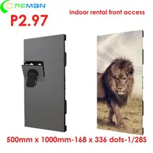 Высококачественная средняя мощность питания natistar led MBI5124 высокое обновление передний доступ светодиодный проектор видео на стену панель цена p2.97