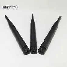 1 шт. 2,4 ГГц антенна Wi-Fi SMA штекер разъем 6dbi с высоким коэффициентом усиления всенаправленный усилитель для беспроводного маршрутизатора