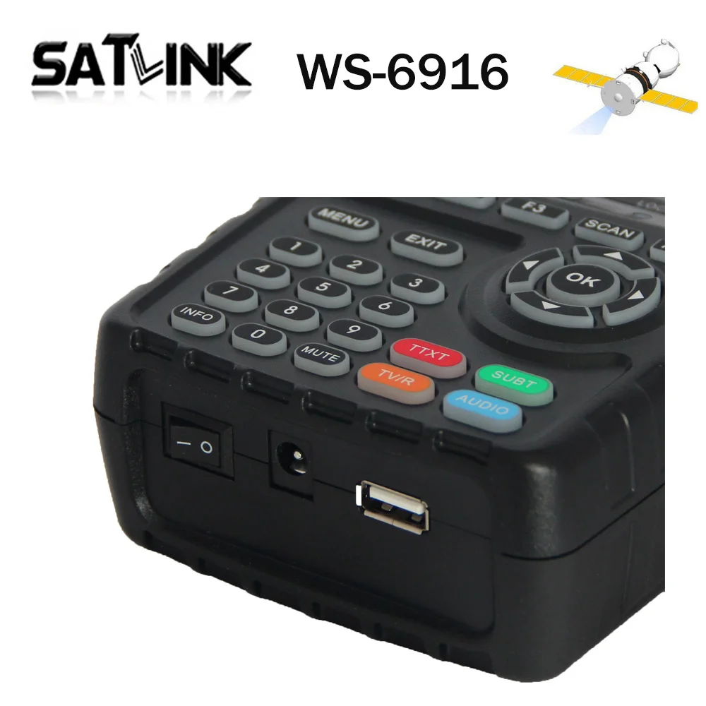 2019 лучший Satlink WS 6916 satfinder hd ws6916 DVB S2 спутниковый искатель измеритель MPEG 2/MPEG 4