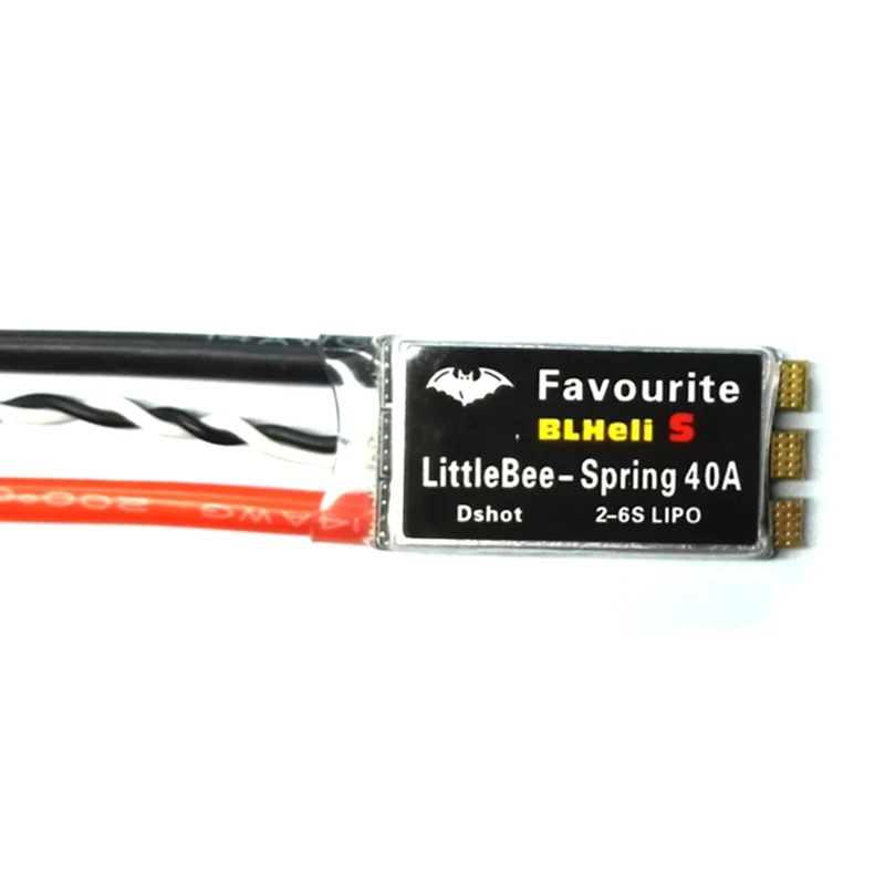 

High Quality Favourite FVT LittleBee Spring 40A ESC Blheli_S Dshot 2-6S Mulitshot Oneshot42 OneShot125