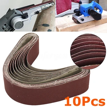 

2018 10Pcs/Set 60/120/150/240Grit 50x686mm Sanding Belts Grinding Polish Tool K