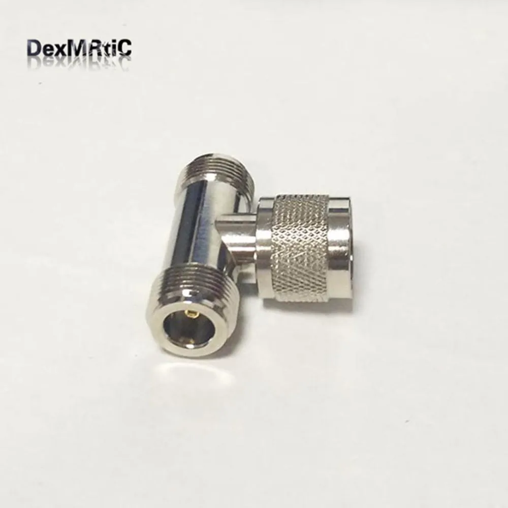 1pc  N  Male Plug  switch 2*N  Female Jack  RF Coax Adapter convertor  Straight  T type splitter   Nickelplated  NEW wholesale type c male to 3 5mm male aux audio cable headset speaker headphone jack adapter car aux for samsung xiaomi redmi huawei honor