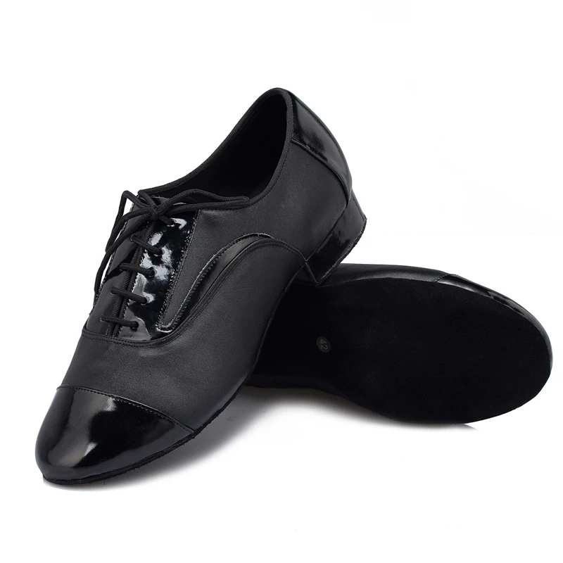 

Extra Large Size Adult Men Latin Dance Shoes Modern Male Leather Ballroom Dancing Athletic