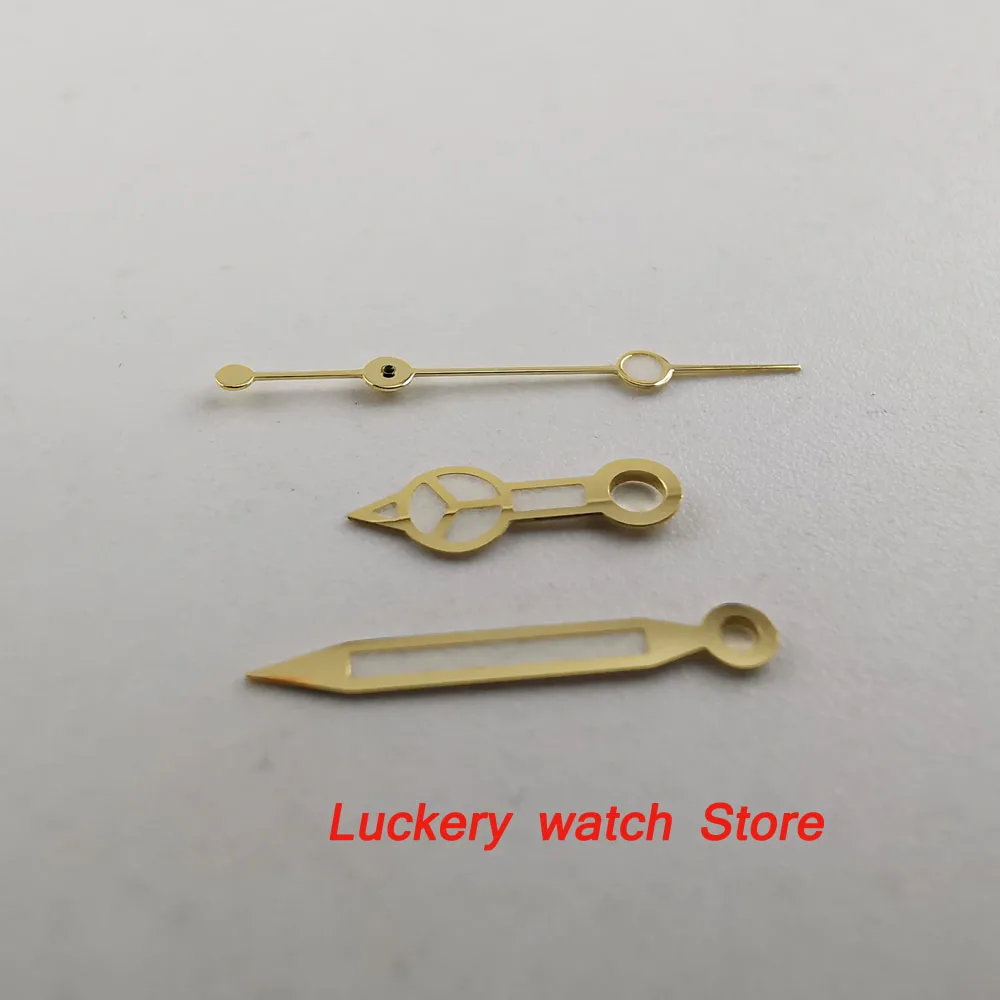 

Gold edge blue luminous watch hand fit for Miyota 82 series ;MingZhu dg2813/3804 Movement-Z24