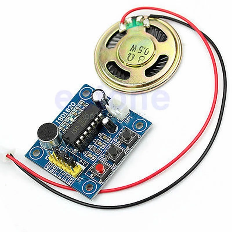 ISD1820 Voice Recording Recorder Module With Mic Sound Audio