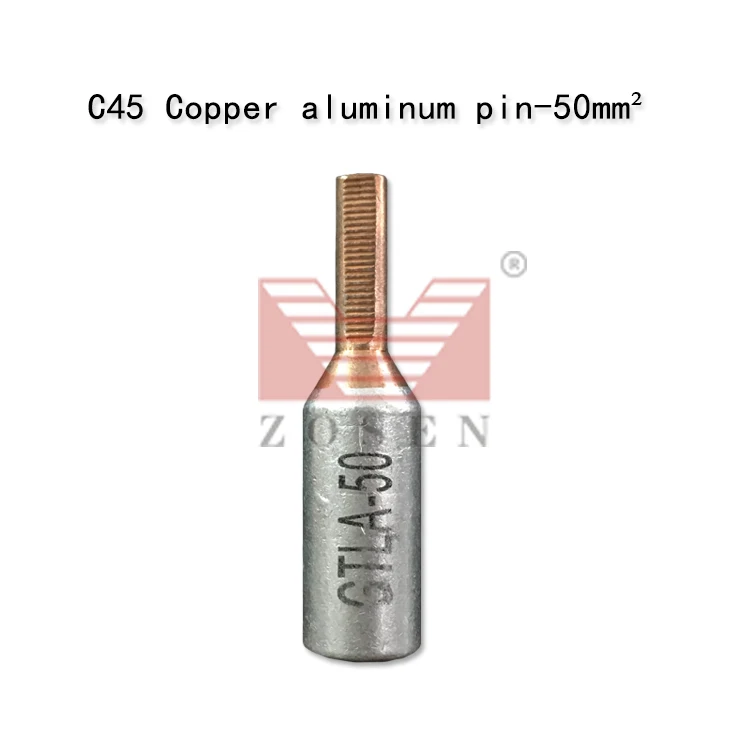 C45-50(10 шт.) Meter box медный алюминиевый кабель Терминал Зачистка проводов кабельный наконечник провода соединитель кабельного соединения