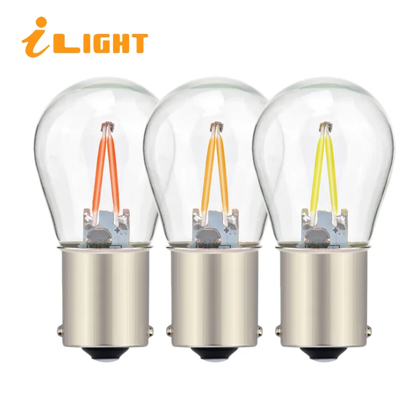 iLight 2x 1156 Led P21w LED 1157 Bulbs Ba15s Lamp Bay15d Light COB Car