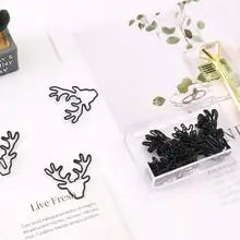 10 шт./партия, креативная бумага Kawaii Milu Deer Unicorn, зажим для животных, металлическая Закладка, файл, памятка, декоративные зажимы, школьные канцелярские принадлежности