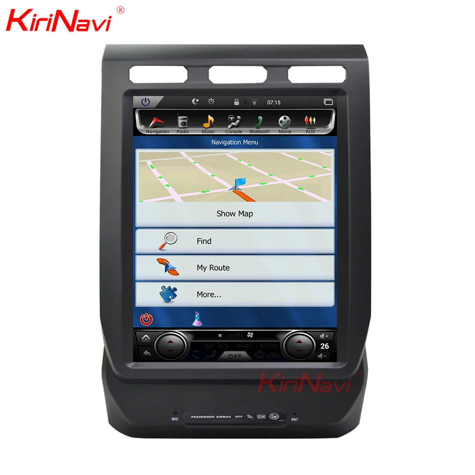 KiriNavi 12," Android 7,1 Автомагнитола для Ford F150 F250 F350 F450 автомобильный Dvd мультимедийный плеер Android gps навигация+ wifi