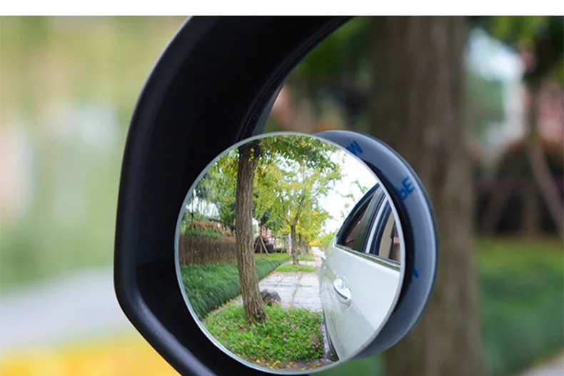 

Car blind spot mirror car boundless small round mirror for the auxiliary mirror 360-degree rotation reversing convex mirror