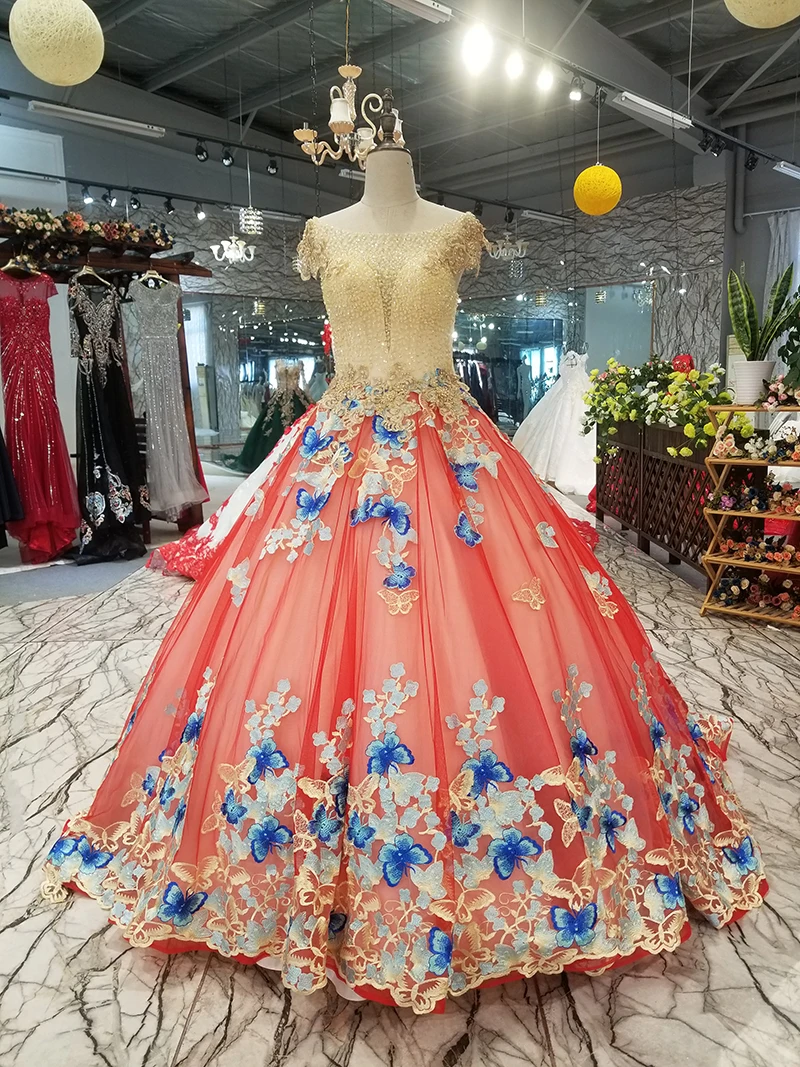LS34550 colorful cheap dress quick 