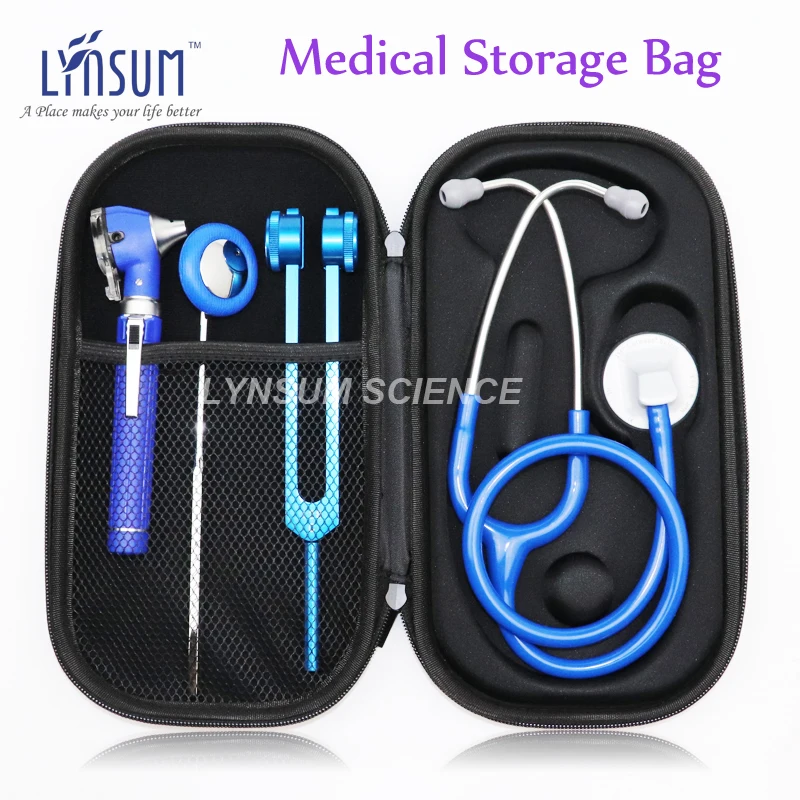 

Medical Hard Carrying Case Bag For Stethoscope 3M Littmann/MDF/ADC/Omron Stethoscope Otoscope Tuning Fork Storage Case