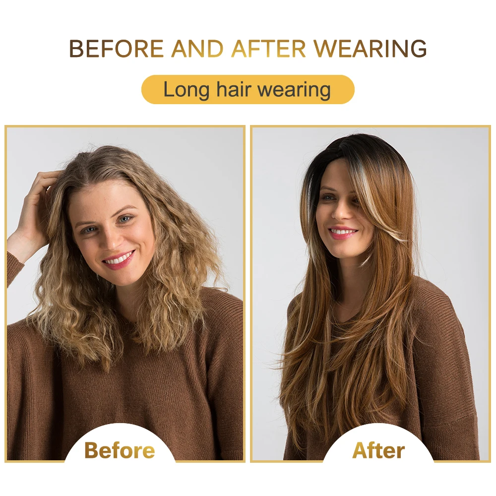 Element 26 Inch Long Synthetic Wig Heat Resistant Fiber Hair Party Work Wigs for Women Right Side Parting Free Shipping 5 Colors Element 26 Inch Long Synthetic Wig Heat Resistant Fiber Hair Party Work Wigs for Women Right Side Parting Free Shipping 5 Colors