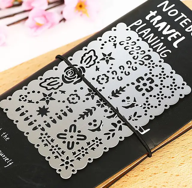 12 pcs lot multi function various flower graffiti templates