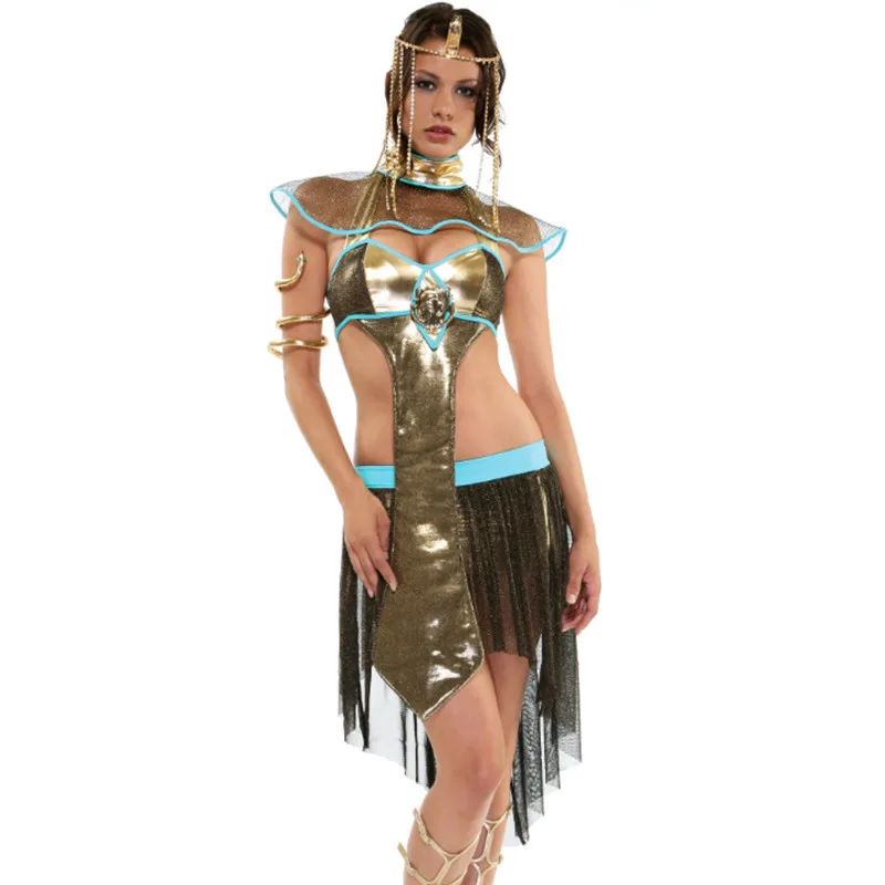 Высококачественные пикантные Cleopatral платье Athena Liberty греческой богини Косплей
