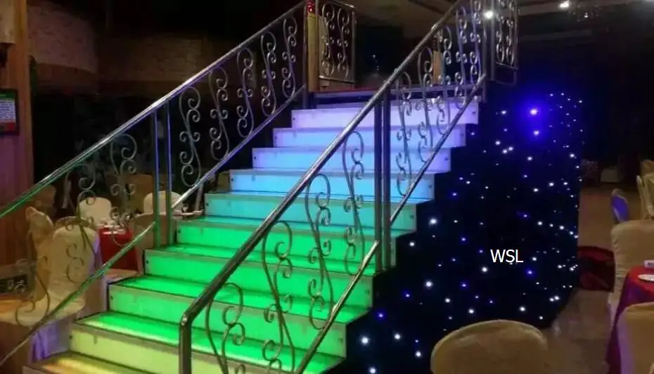 Бесплатная доставка синий и белый светодиод 3*4 м DJ кабина|led backdrops|led curtain backdropbackdrop