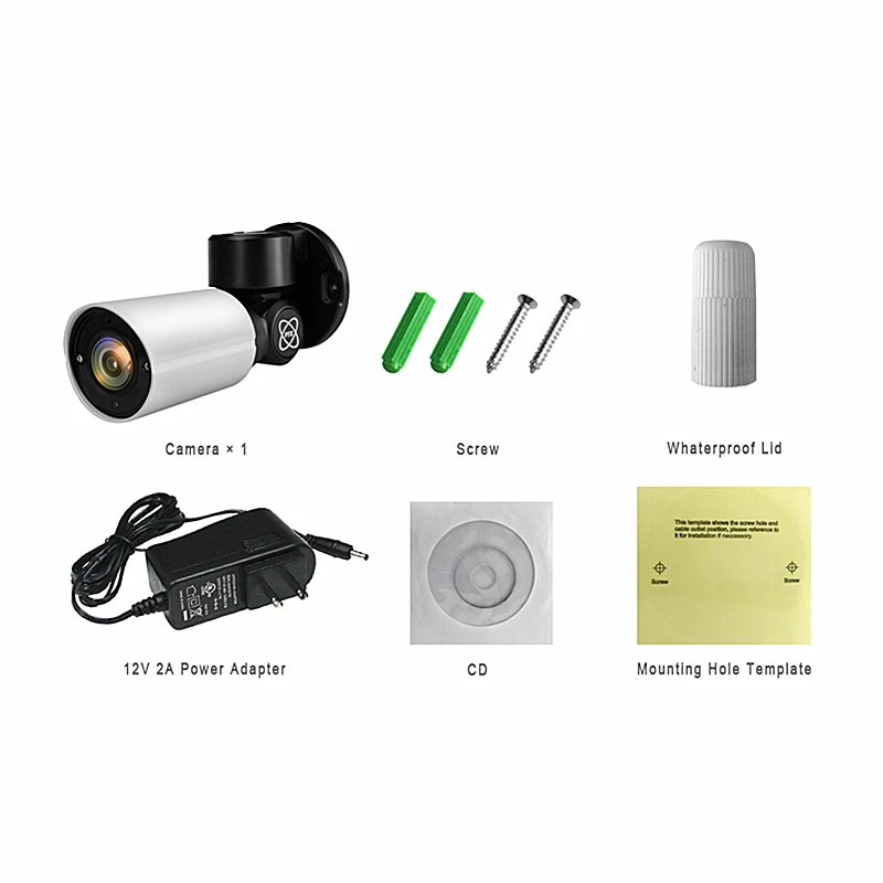 SUCAM High Definition 2MP PTZ POE IP Camera H.265 ONVIF Vide Surveillance Pan Tilt Zoom Camera 50 Me