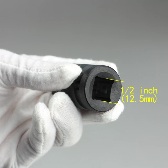 Toma de aire de impacto corta de 1/2 pulgadas, 6 puntos, 10, 12, 13, 14, 16, 17, 19, 21, 24, 27, 30, 32mm, para neumático de impacto eléctrico Toma de aire de impacto corta de 1/2 pulgadas, 6 puntos, 10, 12, 13, 14, 16, 17, 19, 21, 24, 27, 30, 32mm, para neumático de impacto eléctrico