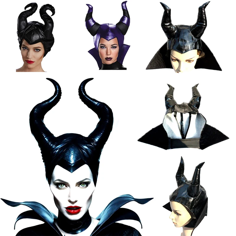 Женский головной убор для косплея Maleficent вечерние головные уборы Хэллоуина