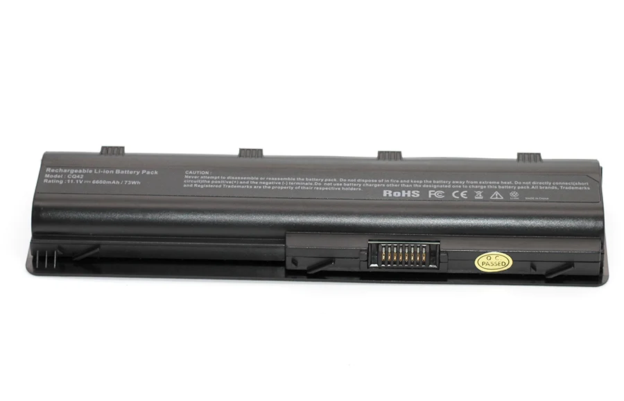 Gololoo Аккумулятор для ноутбука HP Pavilion DM4 DM4T DV3 Dv7 2100 G4 G6 G7 G62 G62T G72 MU06 HSTNN UBOW Presario CQ42 CQ56