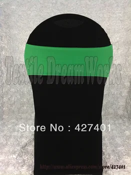 

Hot Sale Green Spandex Bands / Lycra Band / Expand Bands /spandex chair sash/Chair cover sash For Wedding & Banquet