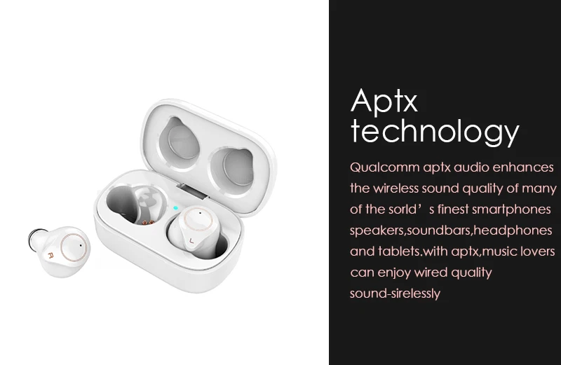

2019 new Bluetooth Earbuds Wireless Noise Reduction Nondestructive Decompression Hifi Headset TWS aptx Bluetooth earbud