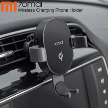 Для Xiaomi 70mai Qi Беспроводное зарядное устройство для телефона автомобильное беспроводная зарядка с подставкой интеллектуальный датчик 10 Вт Быстрая зарядка автомобильный стенд для iPhone X XR Xs зарядка для телефон