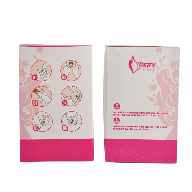 Менструальная чаша для женщин Медицинские силиконовые чашки продукция для женской гигиены Здравоохранение S/L Размер выбрать горячая