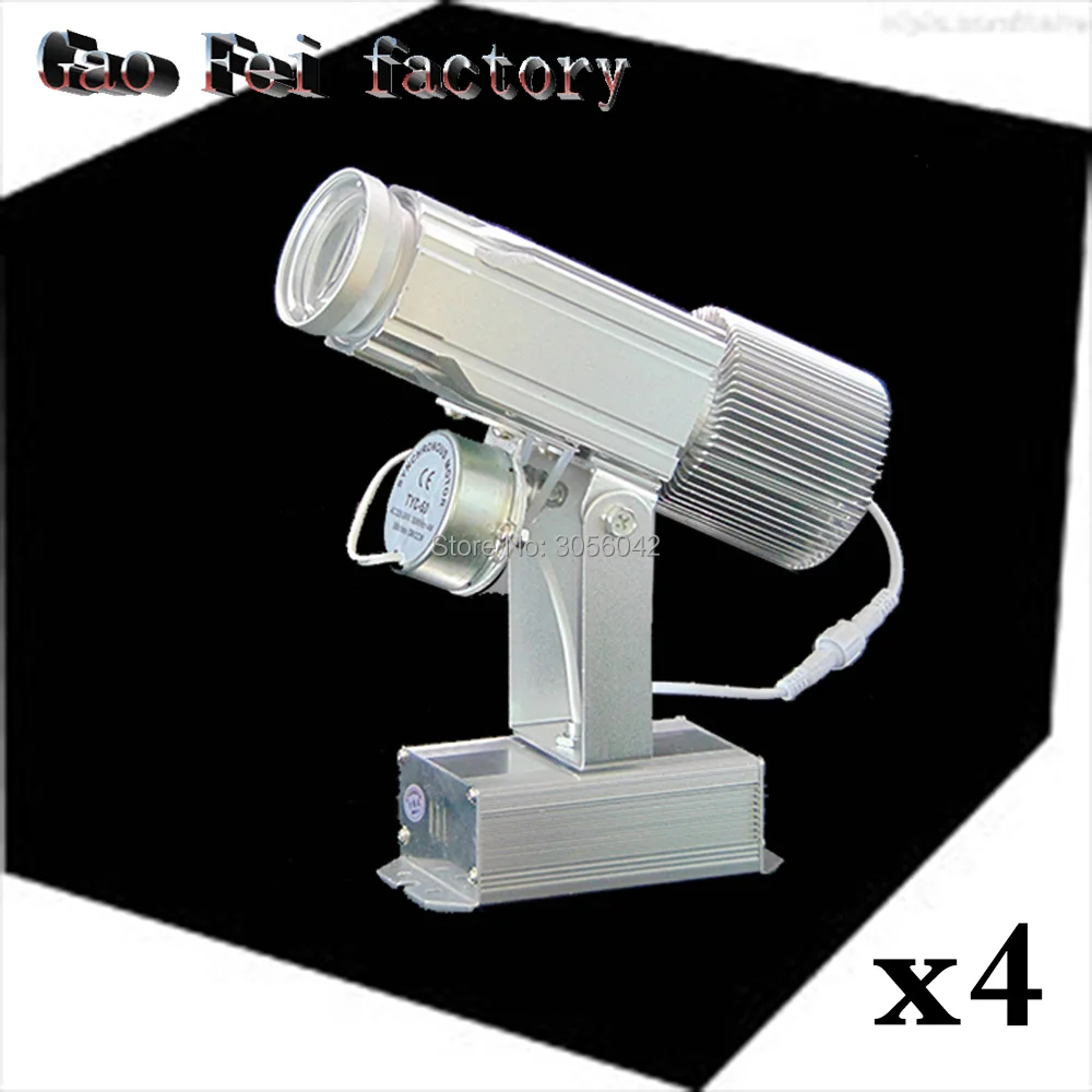 

Logo Projector High Wattage Gobo Project Stage Professional Lighting Unit Shop Image Restaurant Mall Hotel Bar (4pcs/lot)
