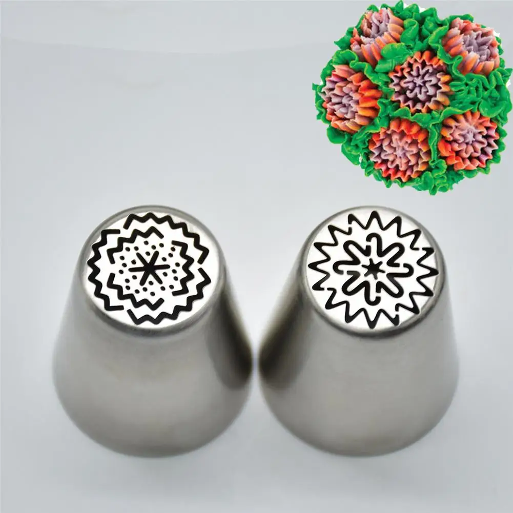 High Quality Stainless Steel Russia Style Malaysia-mounted Cake Nozzle 12-piece Set Of Flower-mounted Tools Baking Mold High Quality Stainless Steel Russia Style Malaysia-mounted Cake Nozzle 12-piece Set Of Flower-mounted Tools Baking Mold