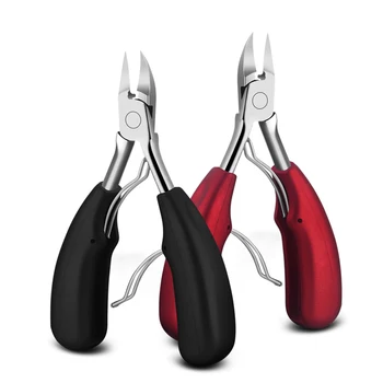 

Double Springs Paronychia Care Nipper Clipper Ingrown Toenails Precision Cutter Thick Black Nail Tool